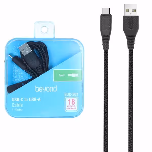 کابل شارژ beyond Type-C مدل BUC-201 – مشکی