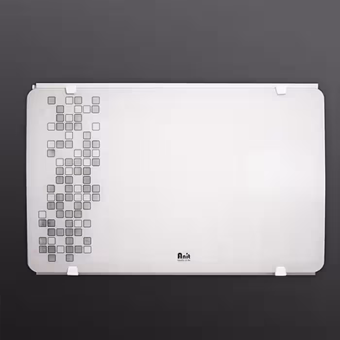 رادیاتور شیشه ای آنیت مدل سوپر لوکس سیاه سفید