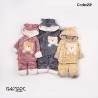 2 تیکه 231 باروک طرح خرس baby