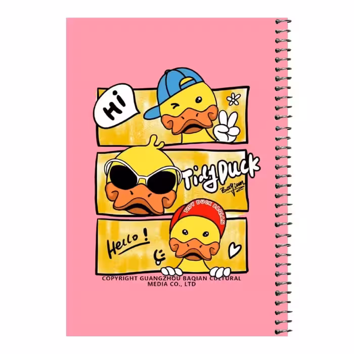 دفتر مشق 80 برگ اس جی طرح اردک های خوشحال