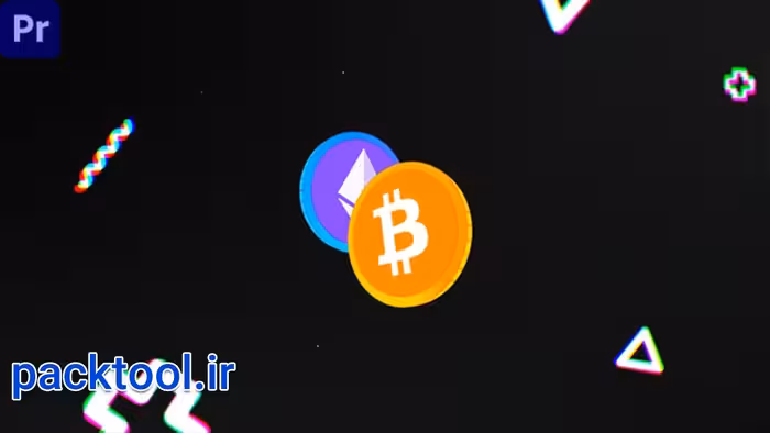 دانلود پروژه پریمیر پرو اینترو کریپتو یوتیوب Crypto Youtube Intro - پک تول