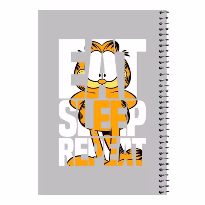 دفتر مشق 80 برگ اس جی مدل برنامه گارفیلد