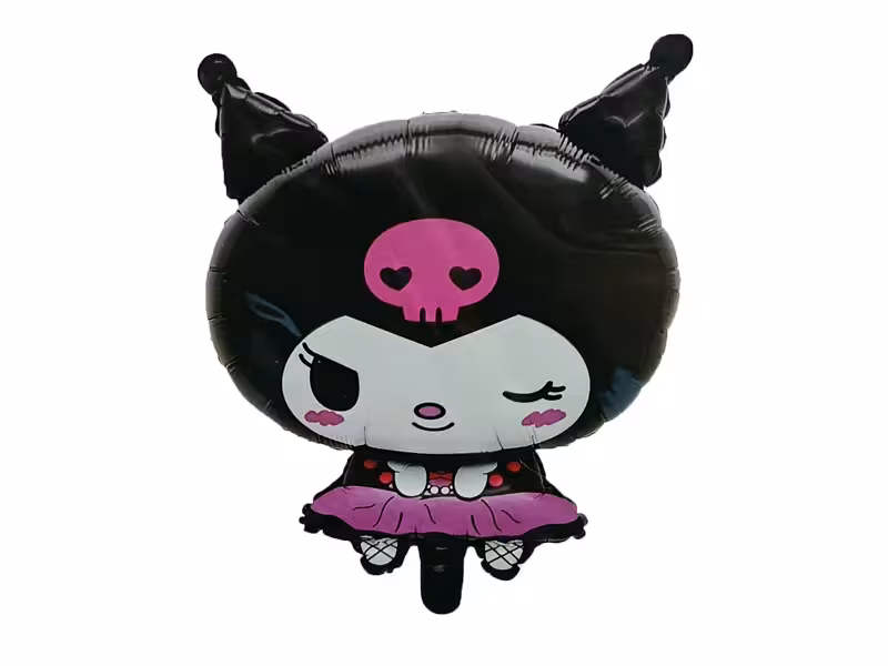 بادکنک فویلی کرومی طرح 3 ( 65 سانت )