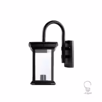 چراغ دیواری مدل 1 روشان شیشه ساده آنی نور گستر شفق