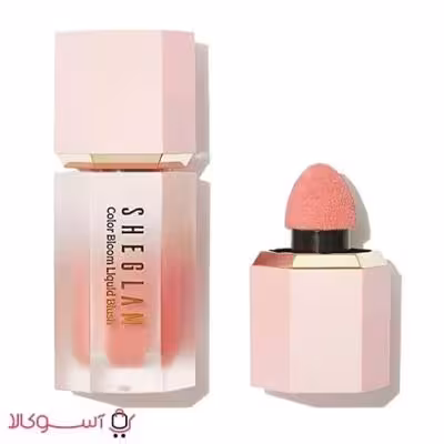 رژ گونه مایع شیگلم مدل color bloom حجم 5.5 گرم