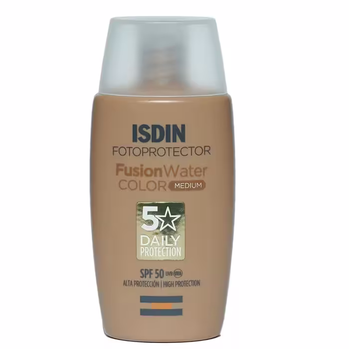 ضد آفتاب فیوژن واتر SPF50 رنگی ایزدین (50 میل) 100٪ اصل
