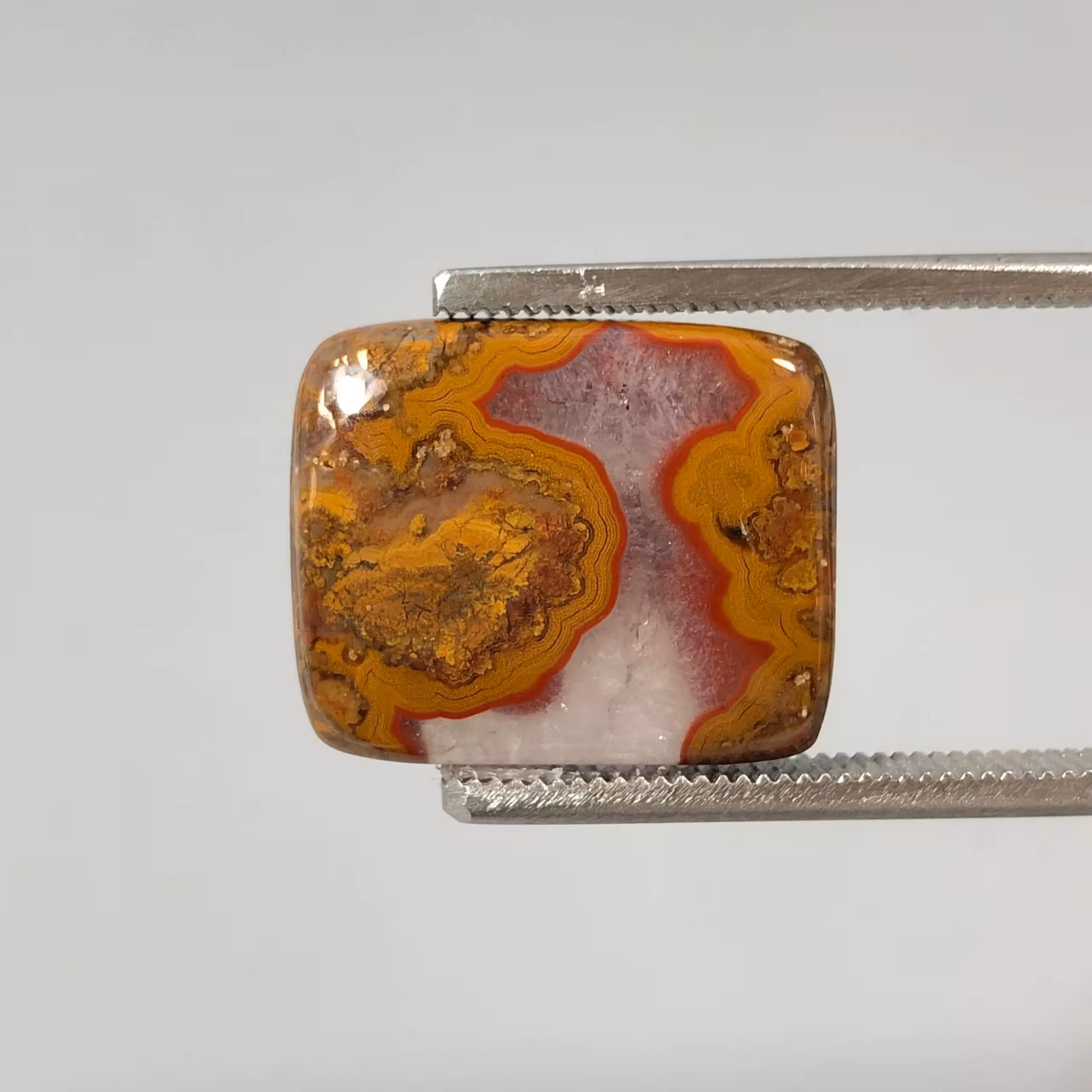 نگین عقیق معدن مراکش مستطیلی 251250