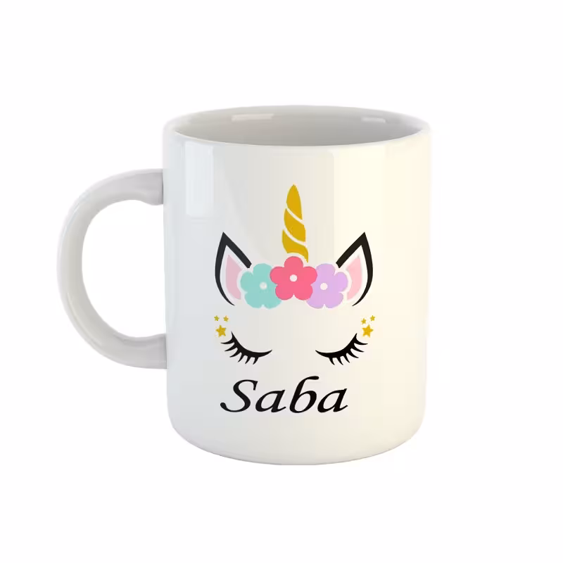 خرید ماگ-لیوان  اسم صبا  unicorn کد 127