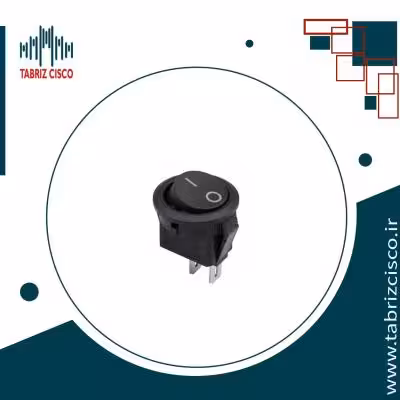 کلید راکر دوحالته گرد کوچک 14x12mm