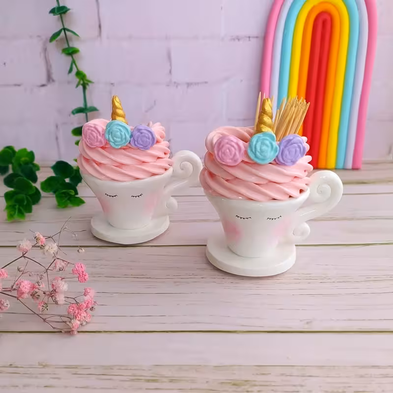 جا خلالی جنس خمیر پلیمری طرح فنجون | amazonchi