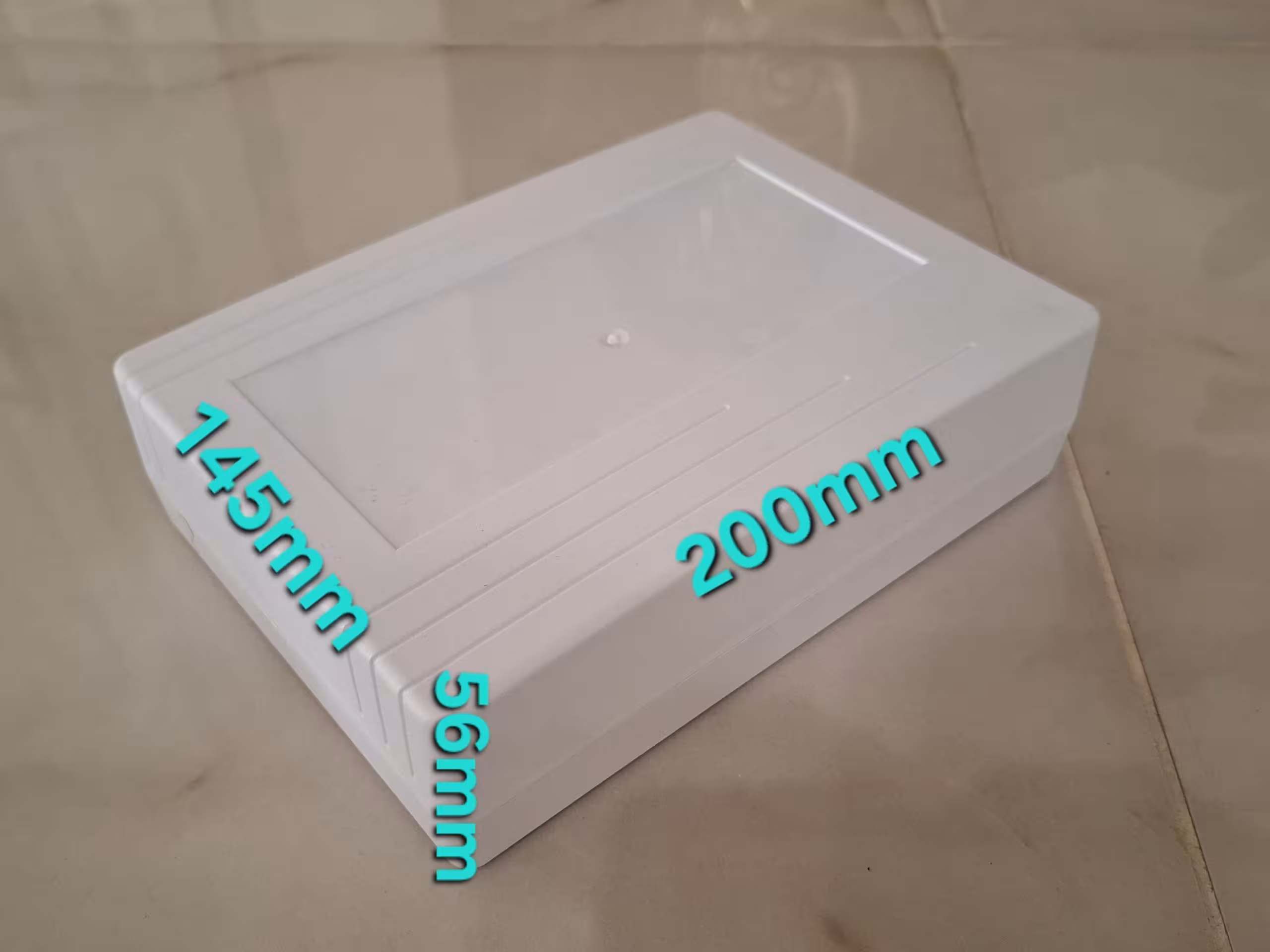 جعبه پلاستیکی 3 تکه دیواری سفید Wall-Mount