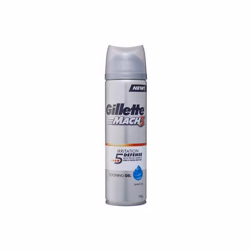 ژل اصلاح مچ تری ژیلت Gillette مدل فایو دیفنس 200 میل
