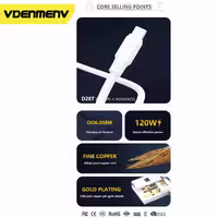 کابل شارژ آیفون VDENMENV D28L