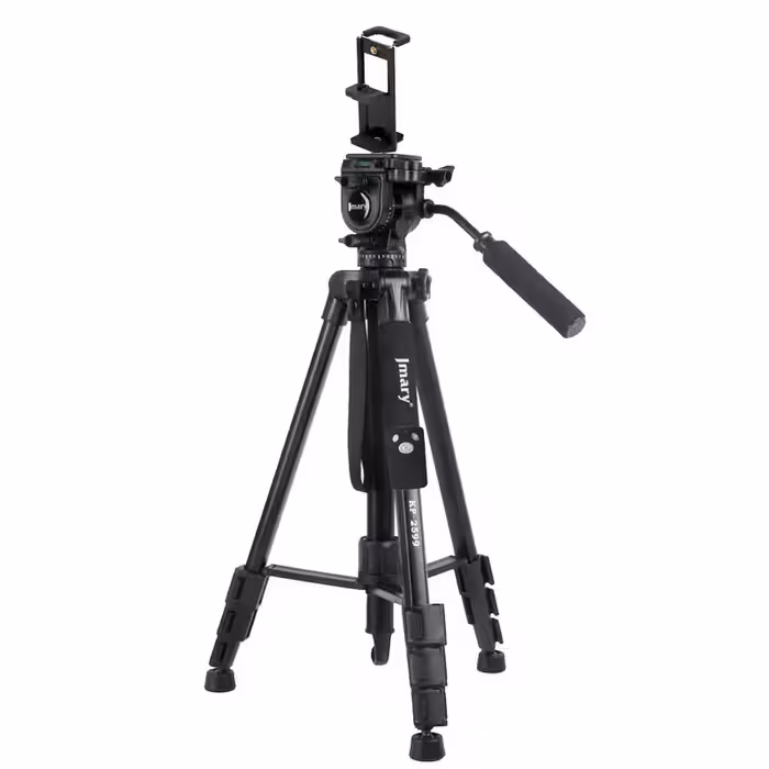 سه پایه دوربین و موبایل و تبلت جی ماری مدل KP-2599-RT به همراه هلدر وکنترل موبایل