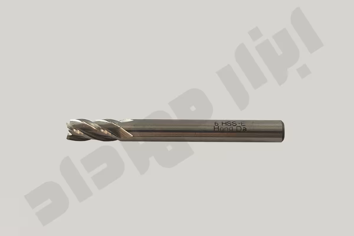 فرز انگشتی 4 پر سایز 6 میلیمتر HSS-E برند HongDa