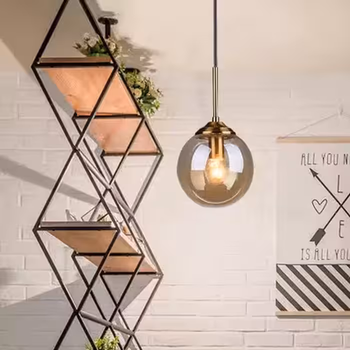 آویز شیشه ای رایکا مدل سیاره کد ROS275