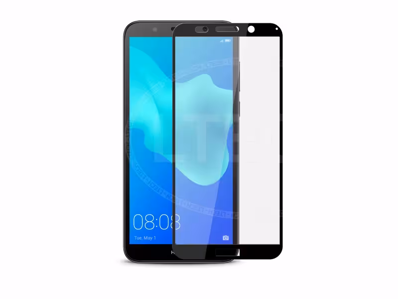 گلس فول هواوی Y5 Prime 2018 مشکی