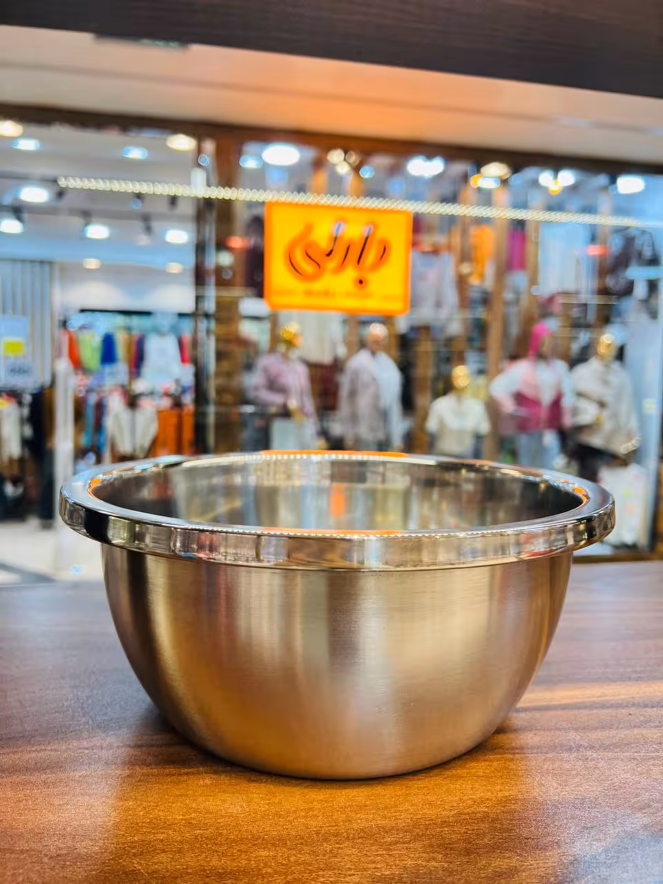 لگن گرد استیل رنگ ثابت و ضد زنگ وارداتی 5063-24