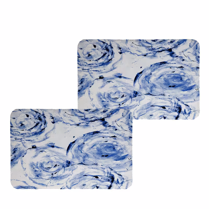 زیربشقابی طرح آبرنگی کد 9136 بسته 2 عددی | کالا مکس