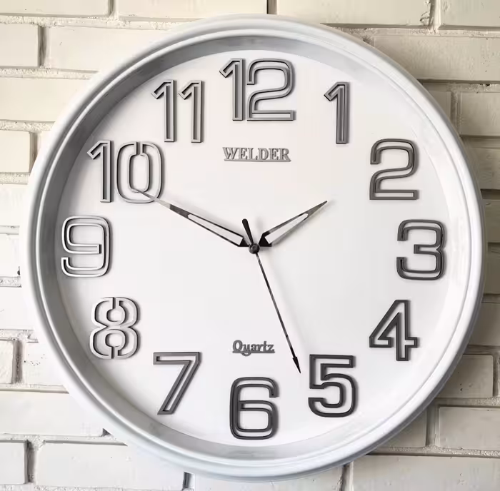 ساعت دیواری مدل ولدر 630 سفید