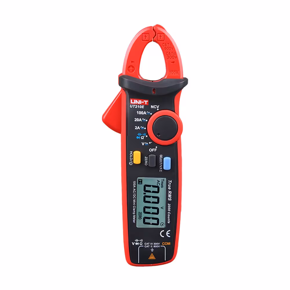 کلمپ متر دیجیتال 100 آمپر یونیتی کد UT210E