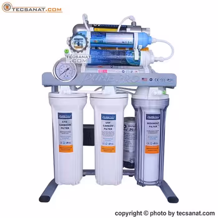 تصفیه آب خانگی PURE PRO مدل RO سری 9 مرحله با فیلتر UV