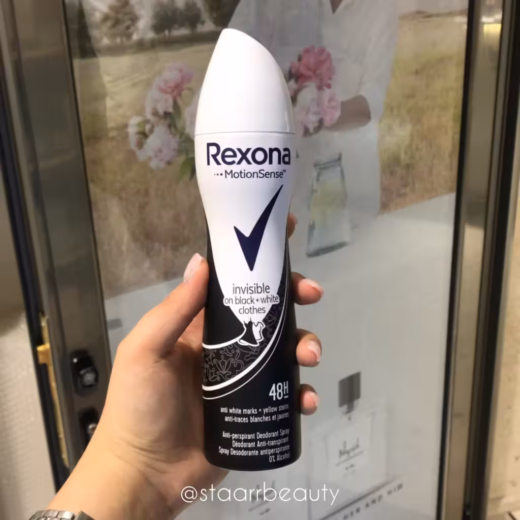 اسپری ضد تعریق رکسونا مدل بلک اند وایت