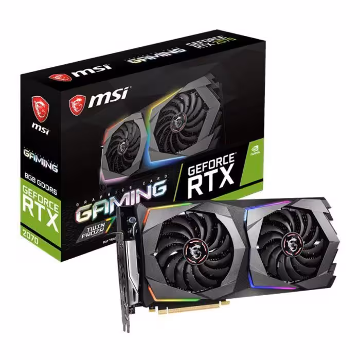 کارت گرافیک ام اس آی RTX 2070 GAMING 8G DDR6
