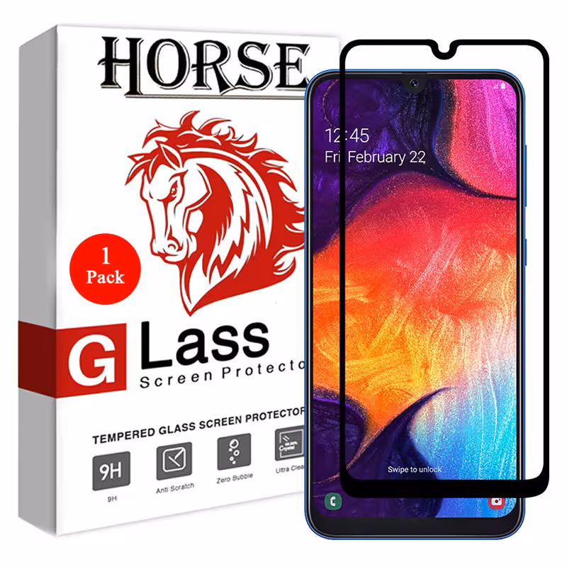 محافظ صفحه نمایش 5D هورس مدل FAG مناسب برای گوشی موبایل سامسونگ Galaxy A50 | کالا برتری