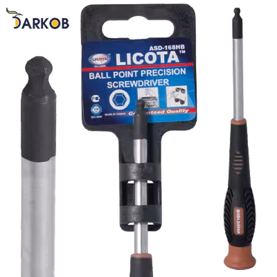 پیچ گوشتی ساعتی سر آلنی گرد لیکوتا مدل ASD-168HB40