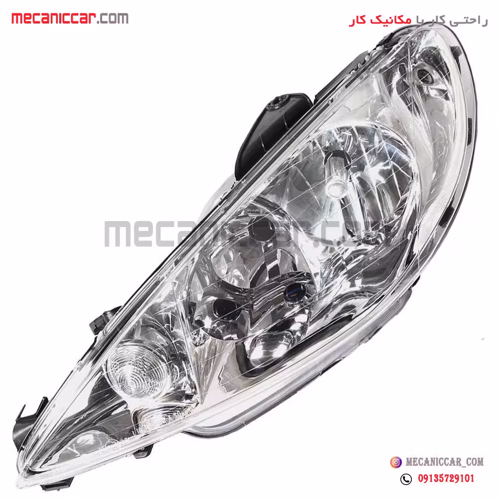 چراغ جلو چپ پژو 206 بدون موتور