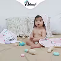 سرویس حوله نوزادی پود ایران مدل خرسی