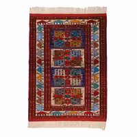 فرش دستباف دو متری طرح خراسان کد 40204143