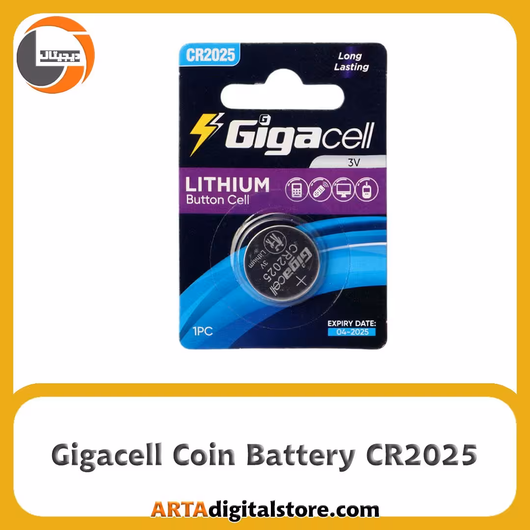 باتری سکه ای Gigacell CR2025