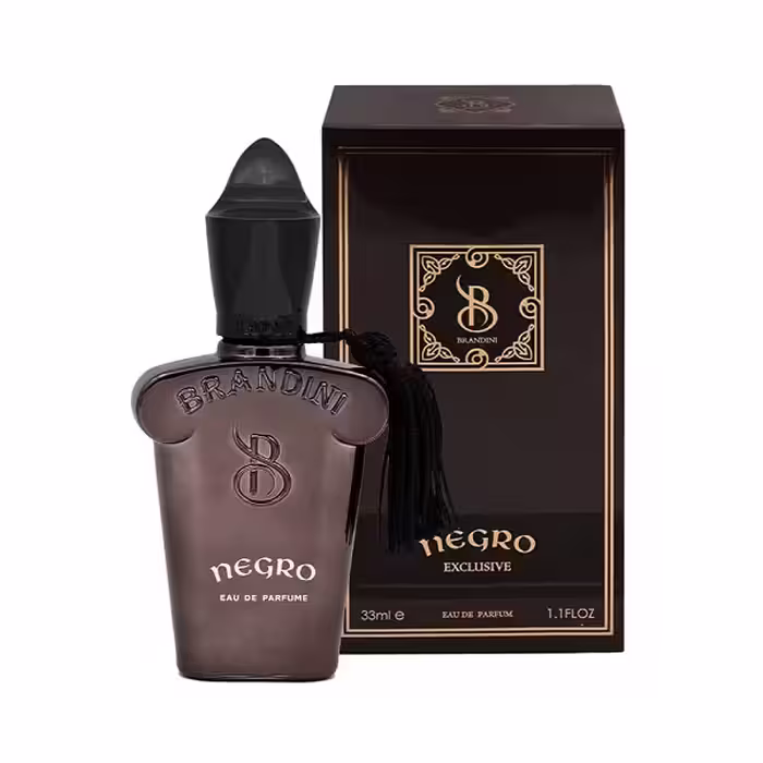 عطر ادکلن جیبی زنانه و مردانه برندینی نگرو BRANDINI NEGRO EXCLUSIVE 33 ML