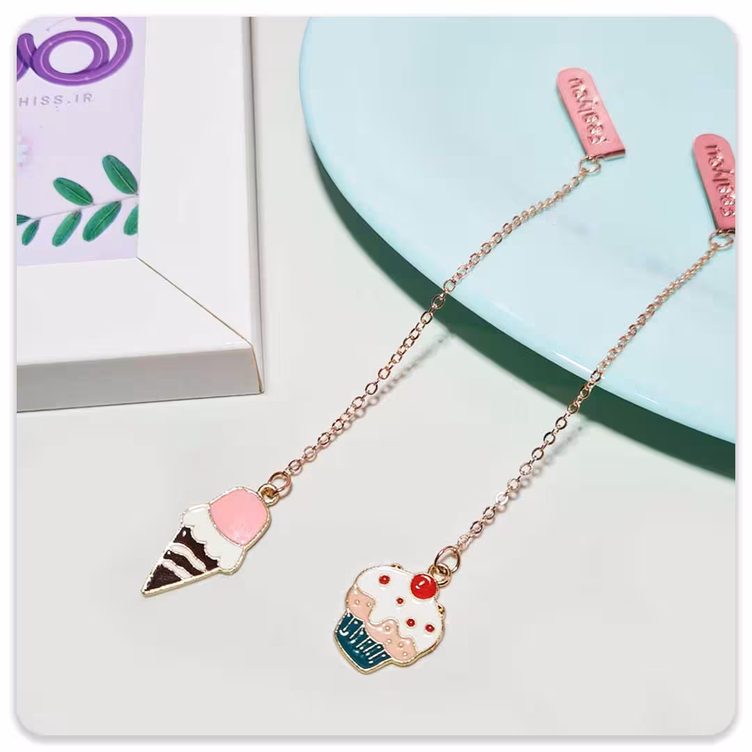 بوک مارک طرح بستنی