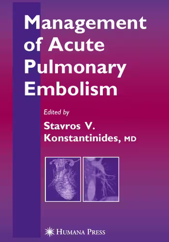 خرید و دانلود نسخه کامل کتاب Management of Acute Pulmonary Embolism (Contemporary Cardiology)