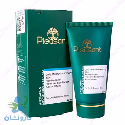 کرم مرطوب کننده صورت پلزنت مناسب پوست خشک و حساس