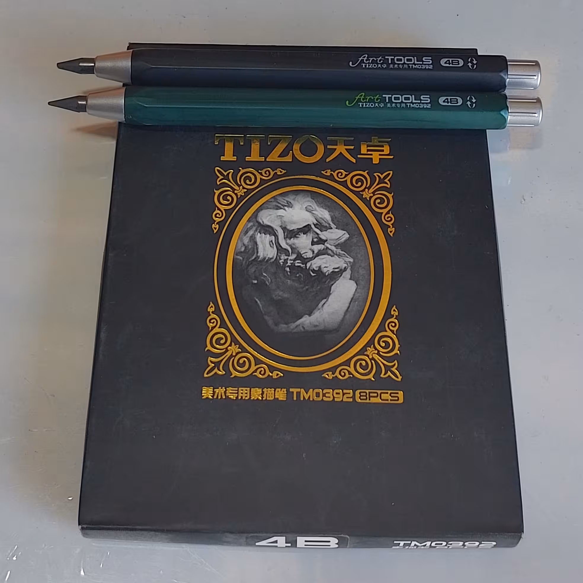 اتود 5 میلی متر آرت تولز TIZO مدل TM0392شش ضلعی مغز 4B که بصورت پیچی خارج میشود