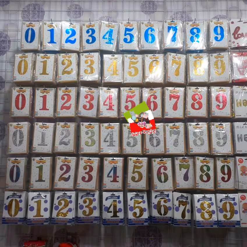 بادکنک فویلی اعداد 32 اینچ