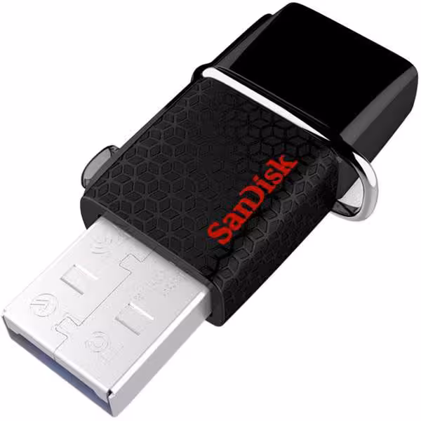 فلش مموری سن دیسک مدل Ultra Dual USB Drive 3.0 ظرفیت 32 گیگابایت - فروشگاه اینترنتی پروتاچ