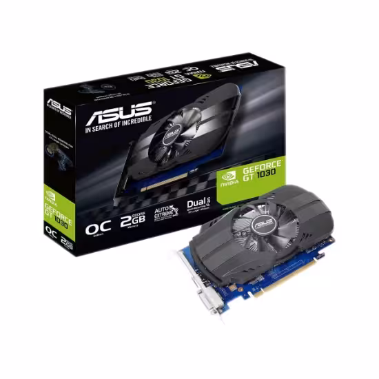 کارت گرافیک ایسوس مدل Asus Geforce GT1030 O2G