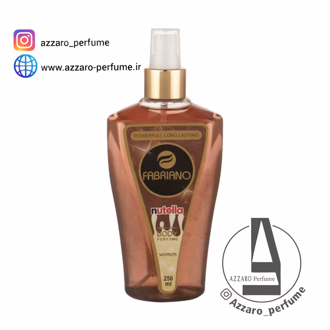 بادی اسپلش اکلیلی زنانه فابریانو مدل Nutella حجم 250 میلی لیتر