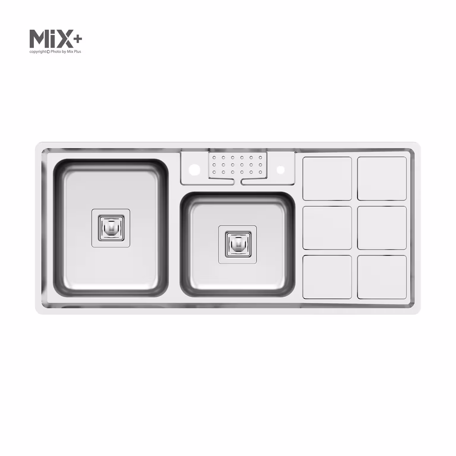 سینک فانتزی توکار میکس پلاس کد S45 8031