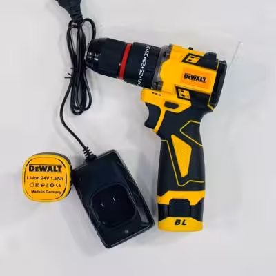 دریل شارژی براش لس 24 ولت دیوالت مدل DEWALT-24LI