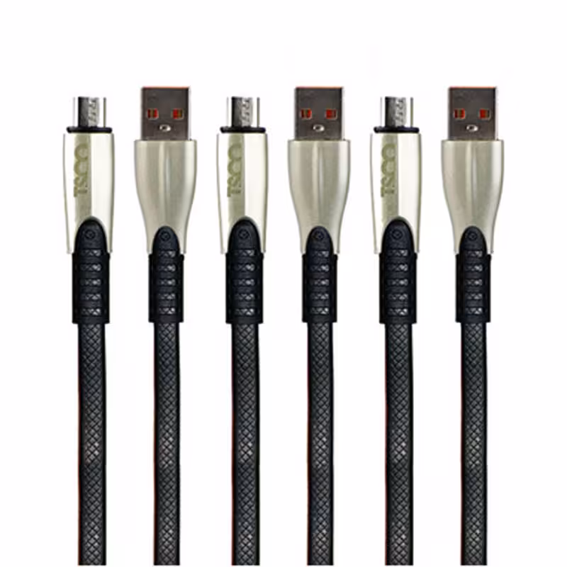 کابل تبدیل USB به microUSB تسکو مدل TC A70 طول 1 متر بسته 3عددی