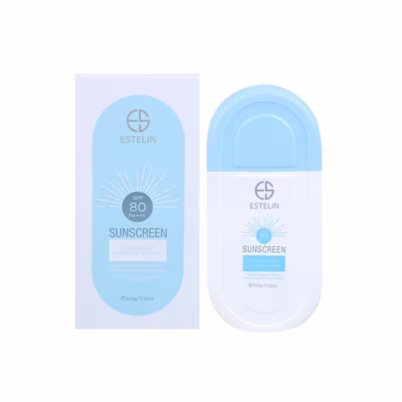 ضد آفتاب بی رنگ استلین بزرگ – ESTELIN، مناسب انواع پوست با حجم 100 میلی لیتر