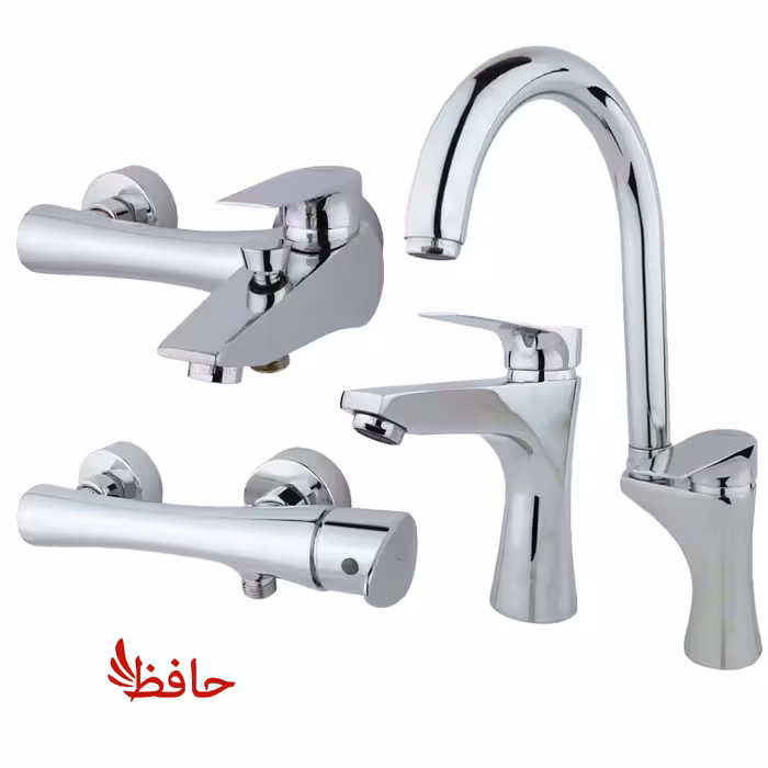 ست شیرالات راسان مدل آتیس کروم