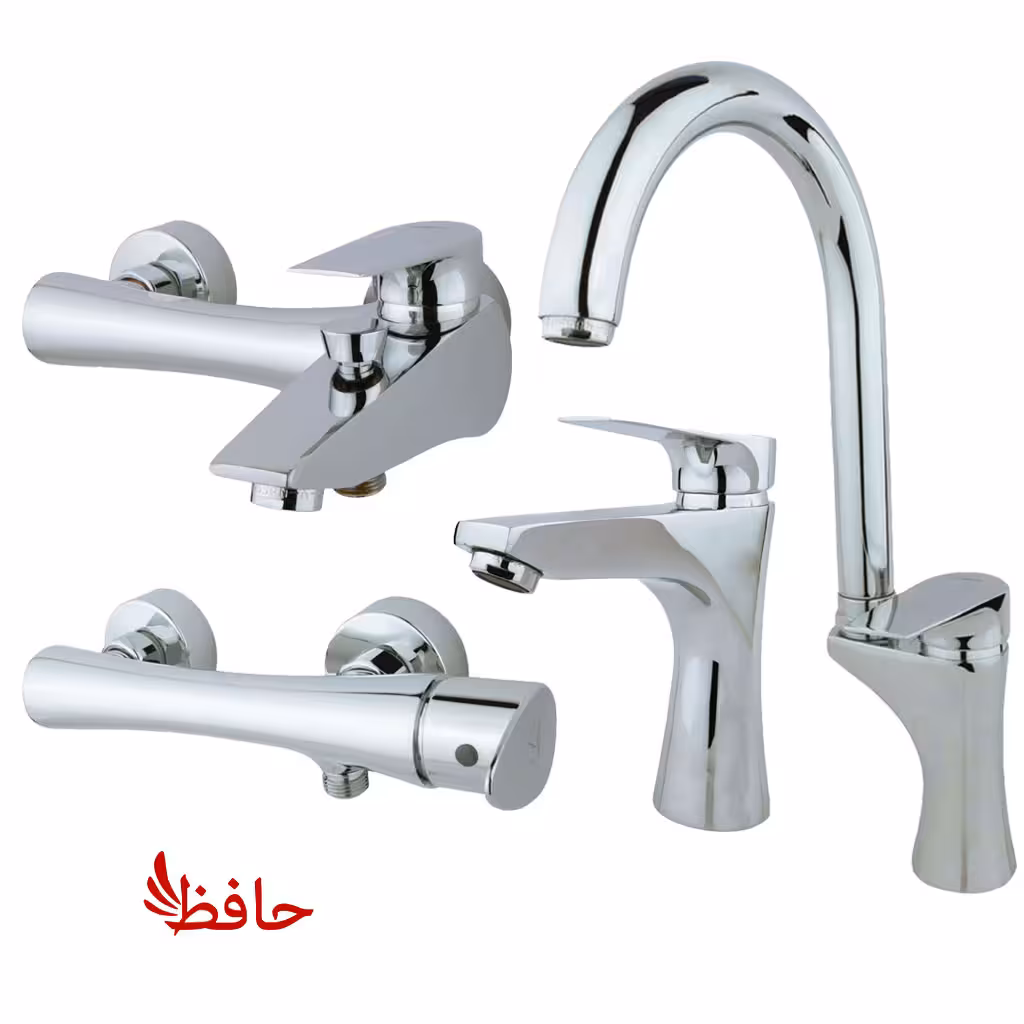 ست شیرالات راسان مدل آتیس کروم