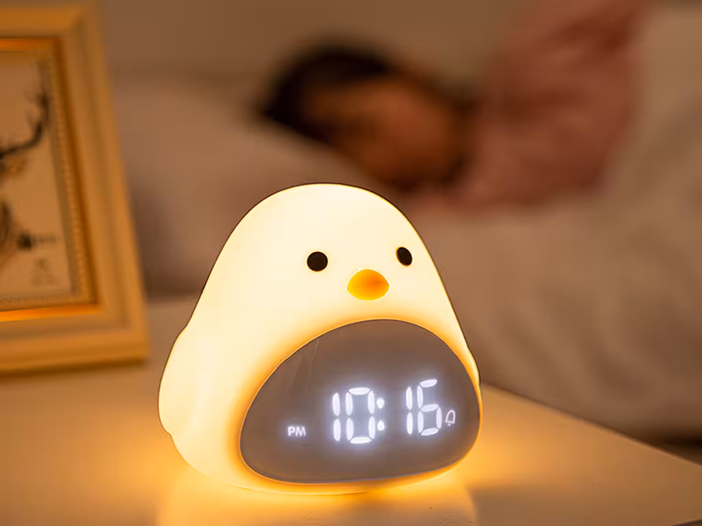 چراغ خواب و ساعت دیجیتال فانتزی رومیزی Timebird alarm clock digital display